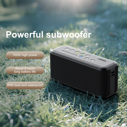 X8 Max 100W Bluetooth Wireless Speaker with Subwoofer