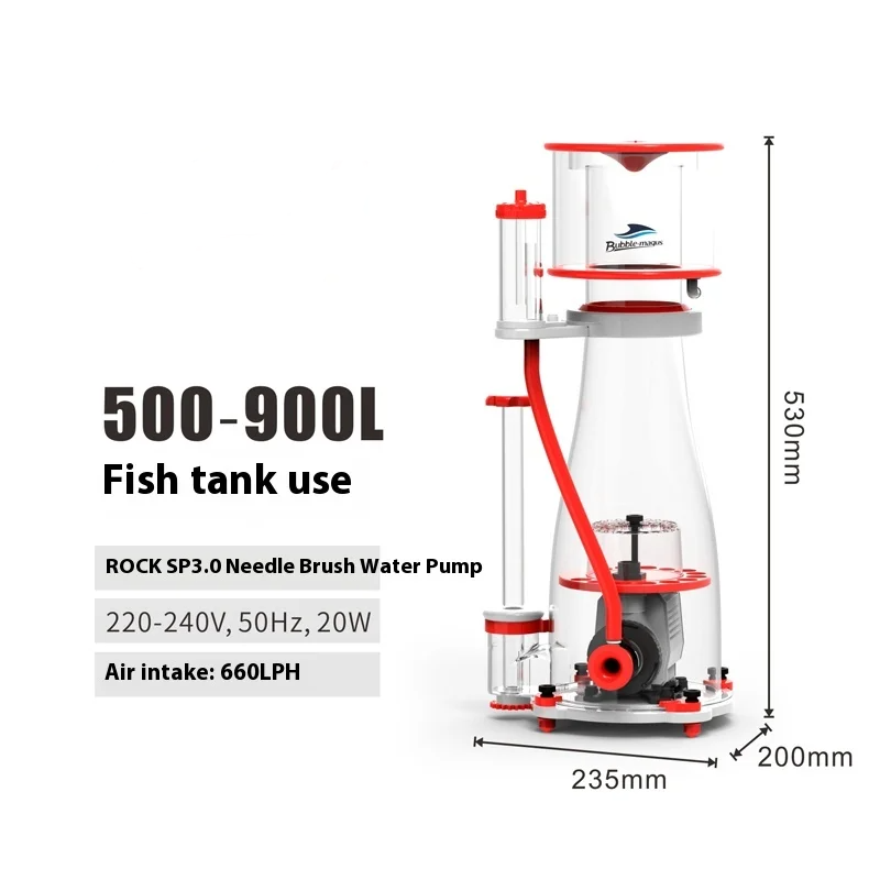 Heavy-Duty Protein Skimmer for Large Reef Tanks 700L Capacity