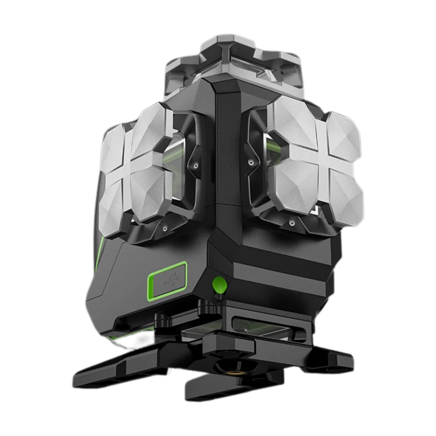 4D Cross-Line Green Laser Level Rechargeable Smart