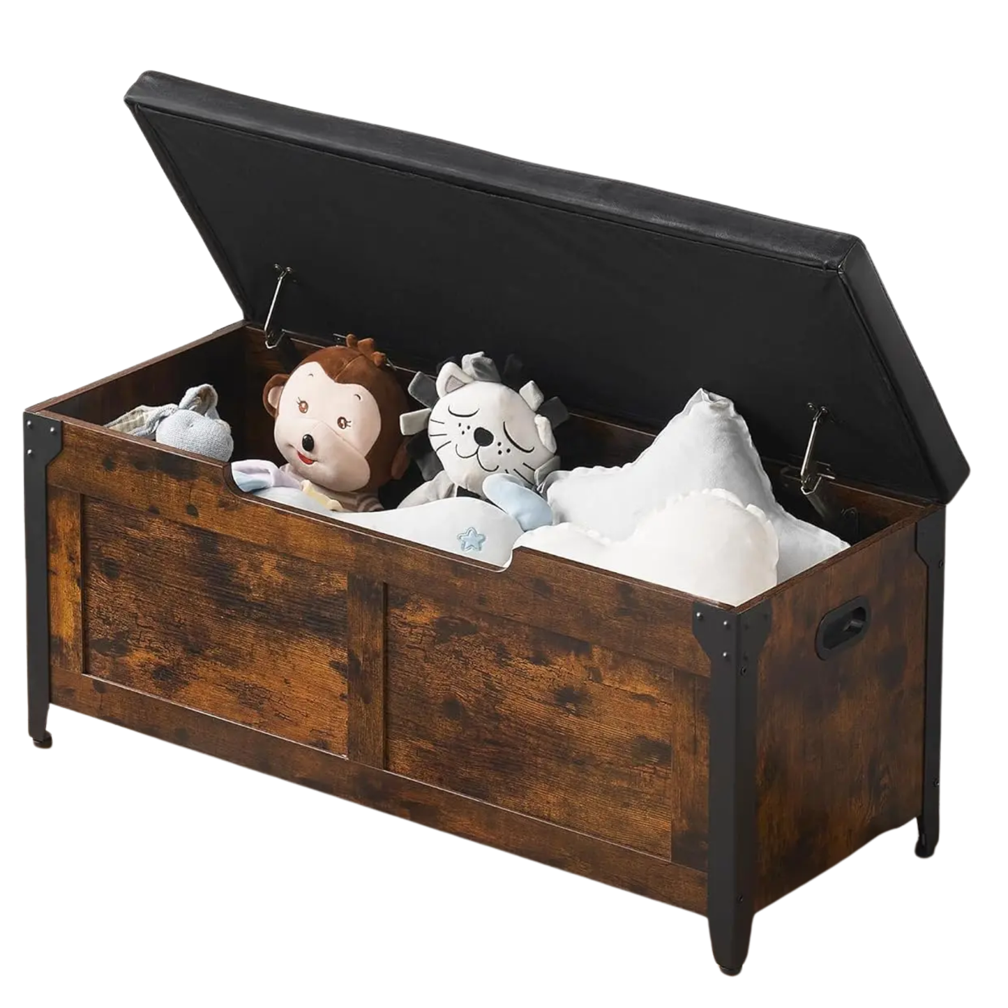Retro Storage Chest Ottoman Bench Bedroom & Entryway