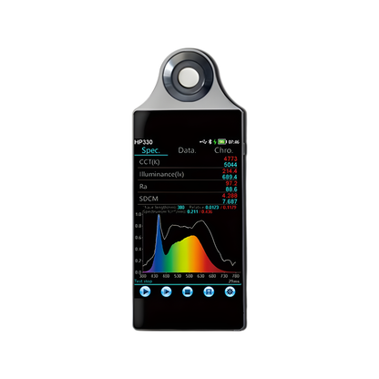 High-Precision Portable Light Spectrometer for LED Lights