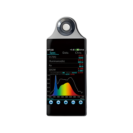 High-Precision Portable Light Spectrometer for LED Lights