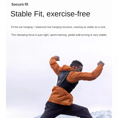 White Bone Conduction Earphones MP3 Player IP68