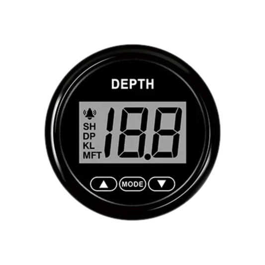 BN 52mm Marine Digital Depth Gauge with Transducer