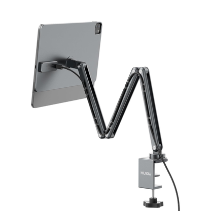 Adjustable Aluminum Tablet Stand with Magnetic Charging