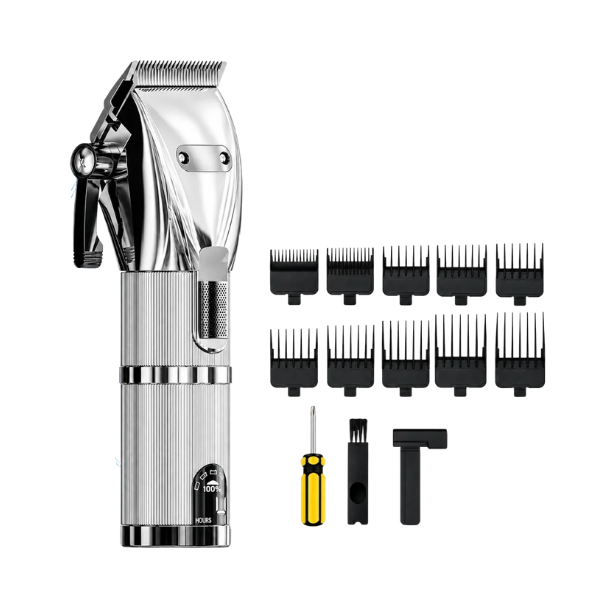 Professional Cordless Hair Clipper 7000RPM with LED Display