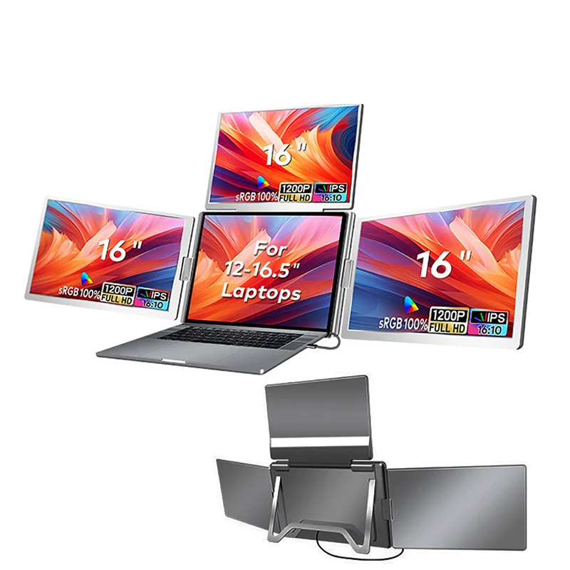 16" Portable FHD Sub Screen for Notebook Expansion