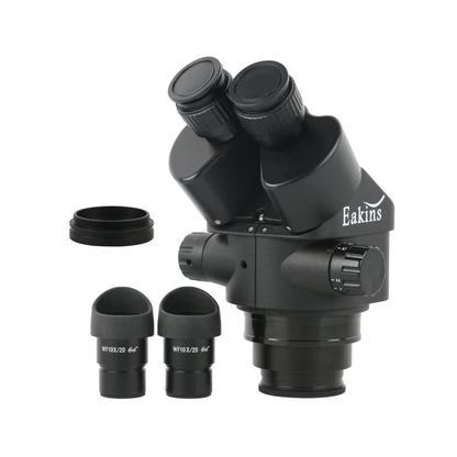 Black Binocular Stereo Microscope 7 to 45X for Phone Repair