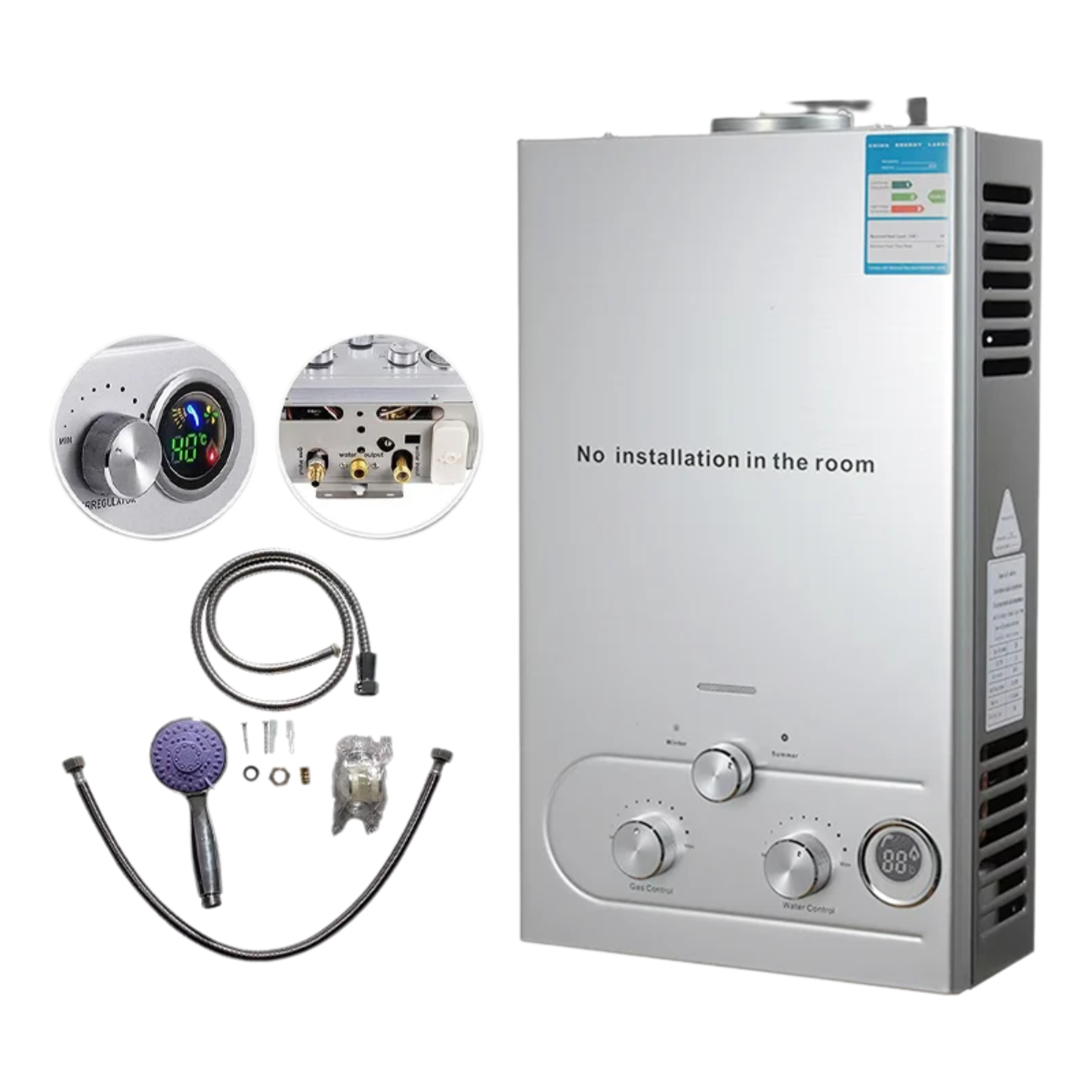 10L Wall Mounted LPG Gas Hot Water System