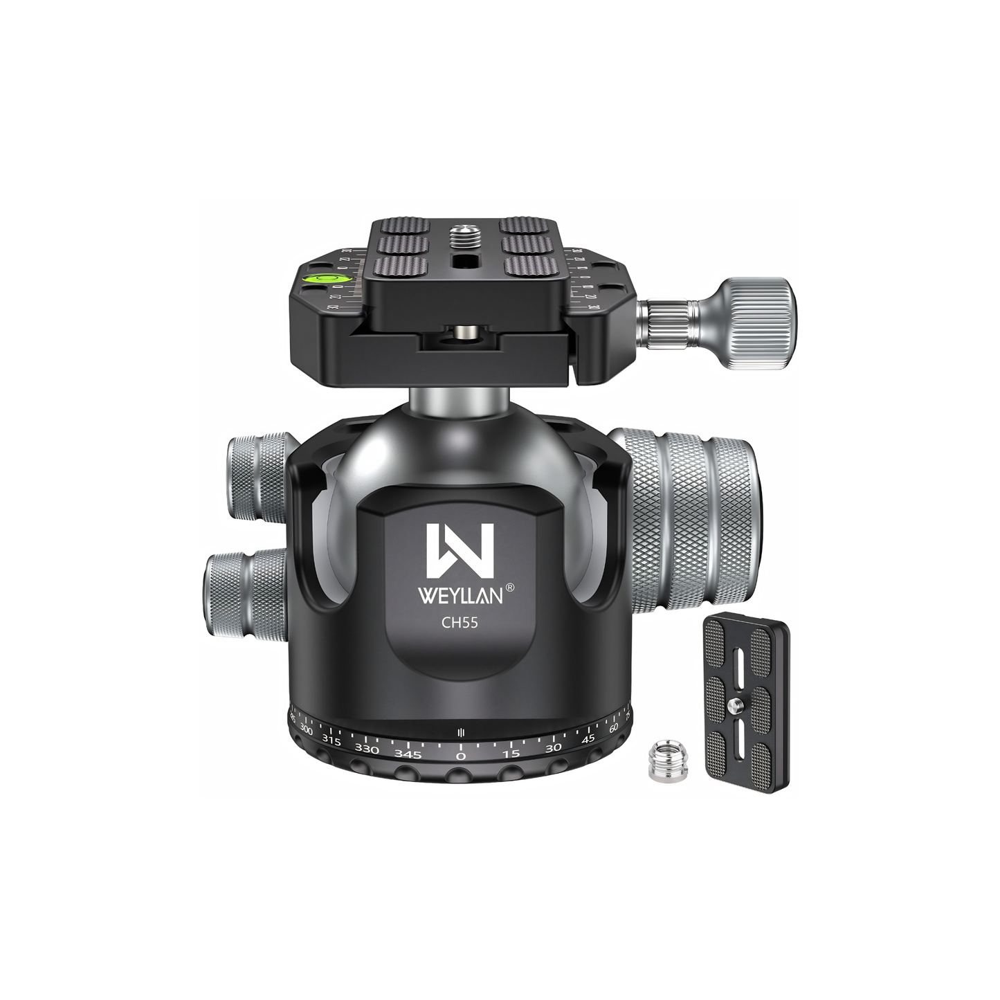 55mm Professional Tripod Ball Head Low Gravity Mount
