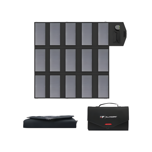 100W Foldable Solar Panel Charger for Camping and Travel