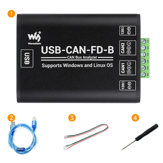 High-Speed USB CAN/CAN FD Bus Logic Analyzer