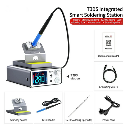 Smart Adjustable Heat Soldering Kit T210 Tip 220V