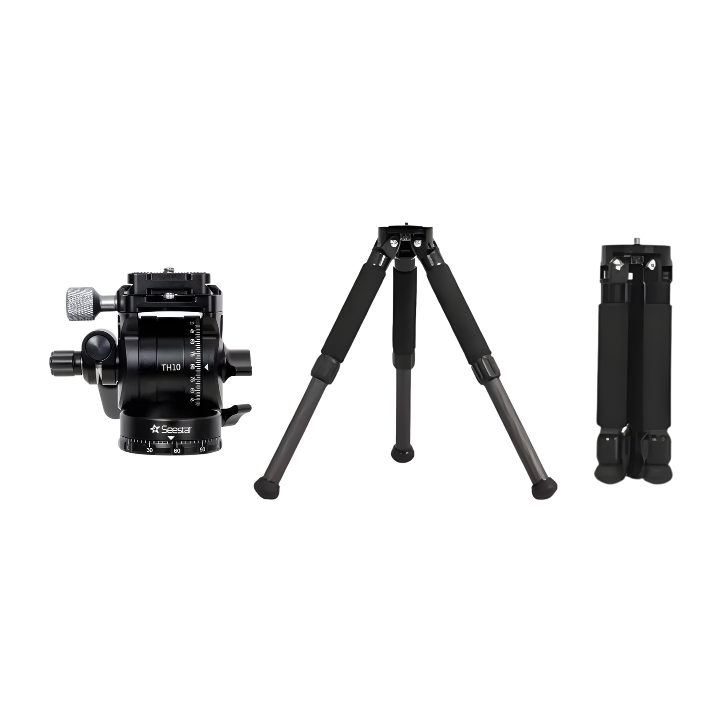 TH10 Fluid Tripod Head with TC20 Carbon Fiber Tripod