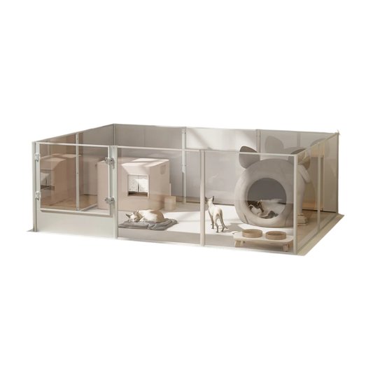 Large Acrylic Pet Playpen 180cm Waterproof Base