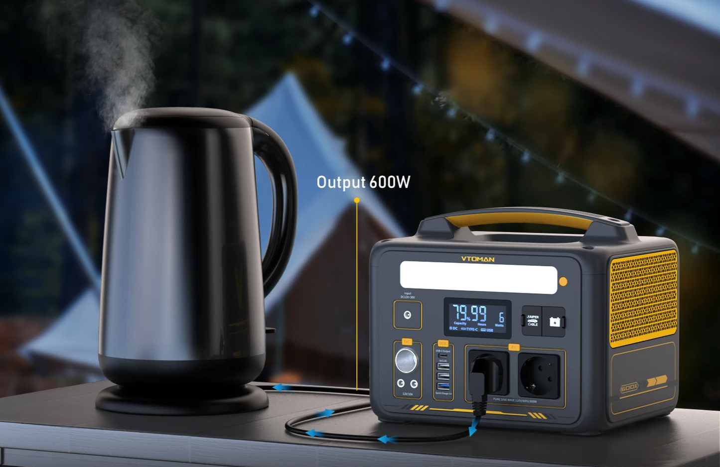 Portable Power Station 299Wh Emergency Backup Generator