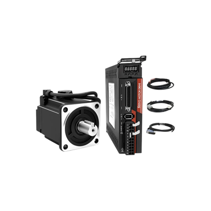 60mm 200W Servo Motor Kit Pulse CNC Controller