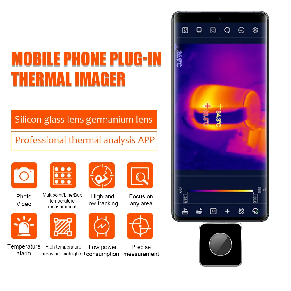 328A USB-C Pocket Thermal Camera for Industrial Use