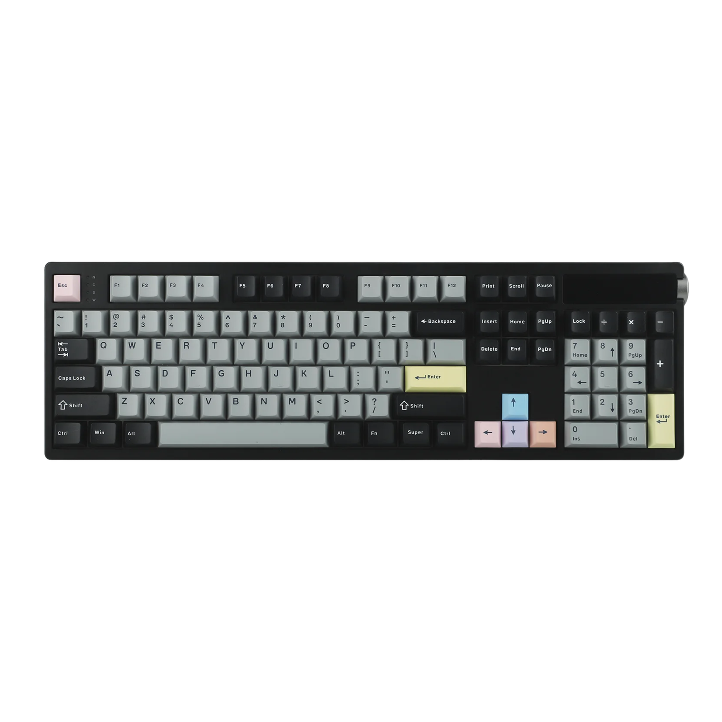 Black Hot-Swap Mechanical Keyboard Wireless, Wired, 10000mAh