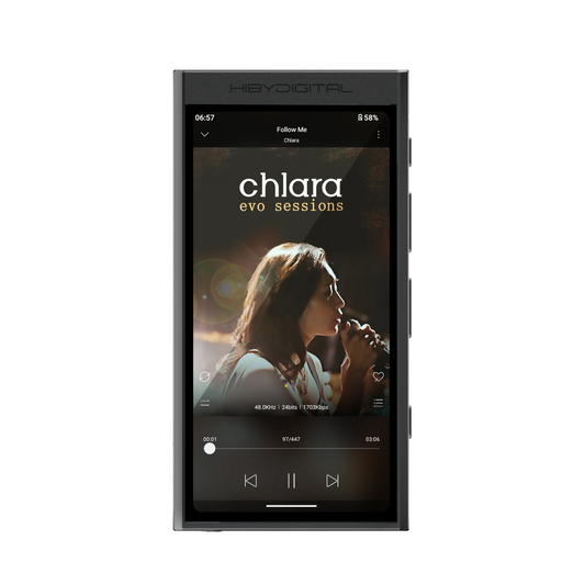 HiFi MP3 Music Player with Speaker and Dual Mic Black