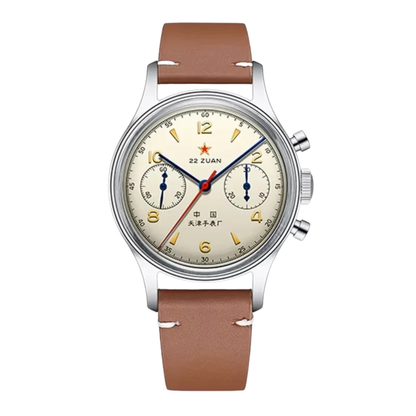 Mechanical Pilot Watch 1963 Leather Strap Edition