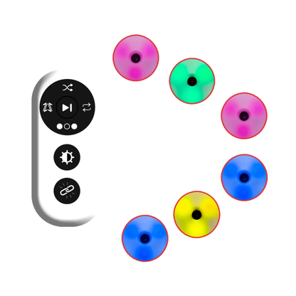 Kids Fitness Agility Lights Set of 6 with Remote