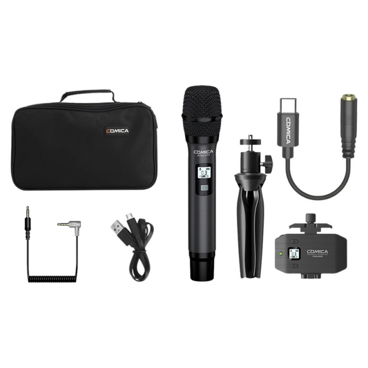 USB-C Wireless Handheld Condenser Microphone 6 Channels