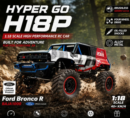 1:18 Brushless 4WD RC Rock Crawler Truck RTR