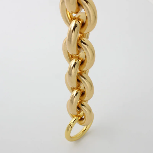 Gold Lightweight Handbag Chain Strap 110cm 5 Pieces