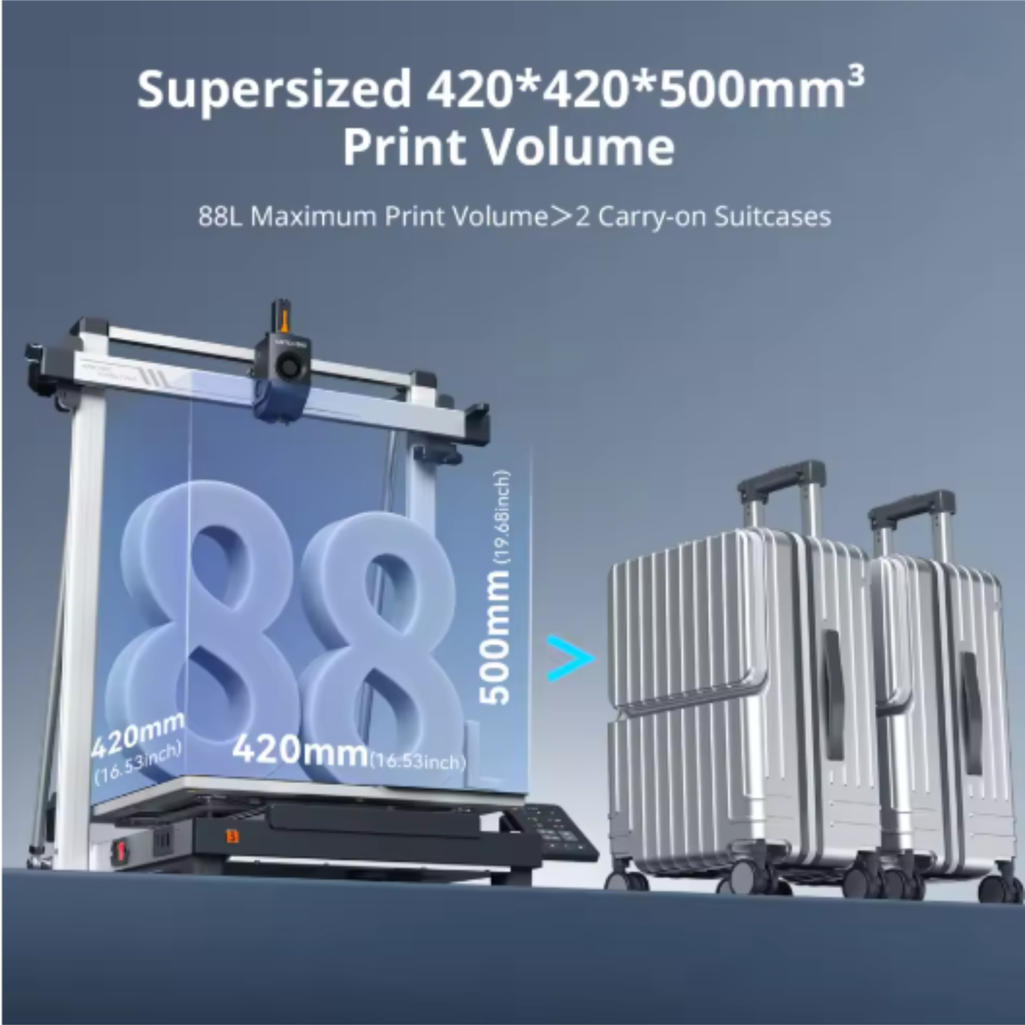 ANYCUBIC Kobra 3 Max High-Speed FDM 3D Printer with Auto Levelling