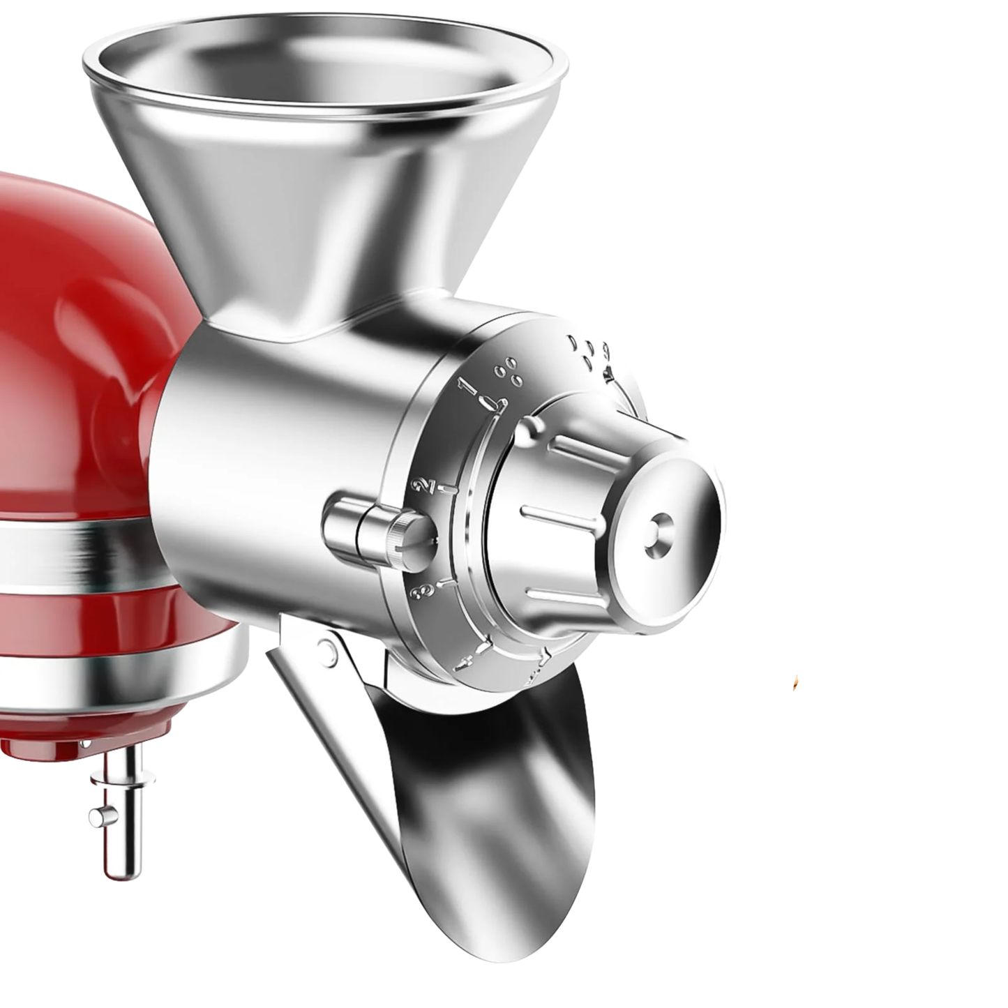 Adjustable Grain Mill Attachment for Dry Grains