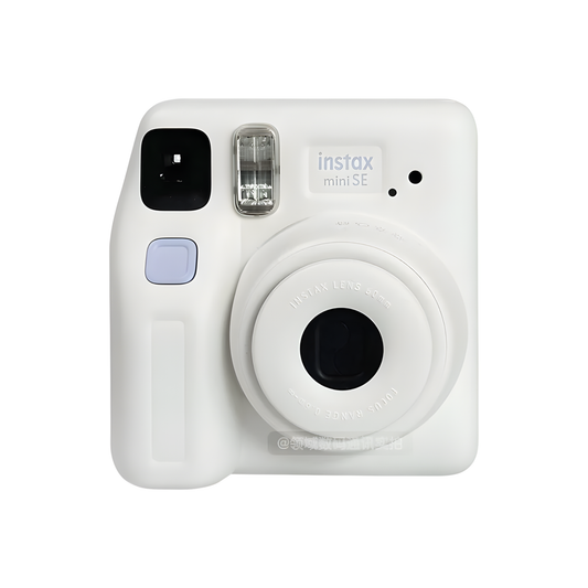 Portable Instant Camera White Mini Print Auto Exposure