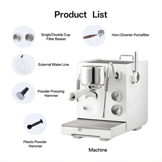 Commercial Espresso Maker 9Bar Dual Boiler 220V