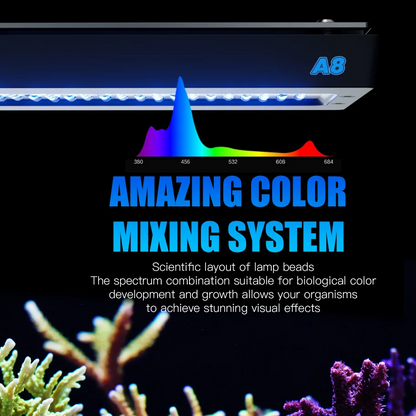 240W LED Aquarium Light Blue SPS LPS with Bracket