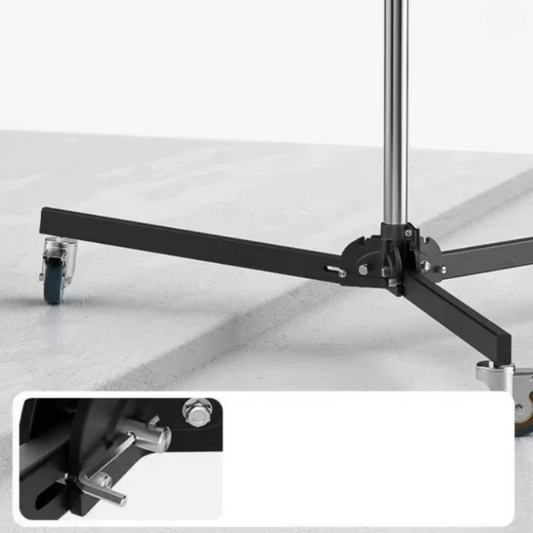 Stainless Steel Light Stand Cross Arm with Two Handles