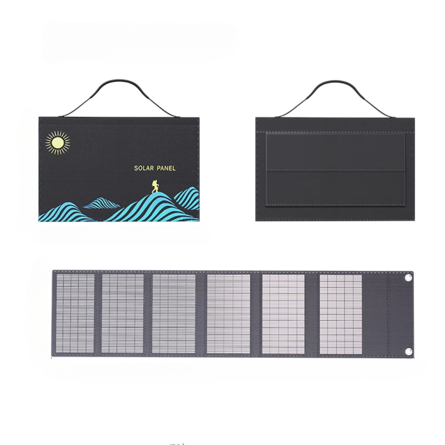 Foldable Solar Panel for Outdoor Power and Charging