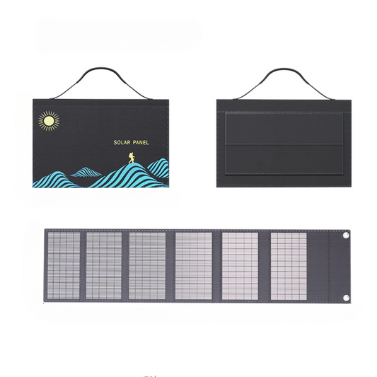 Foldable Solar Panel for Outdoor Power and Charging