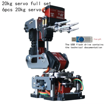 DIY Robot Arm 20kg Servo 6-Axis Programmable
