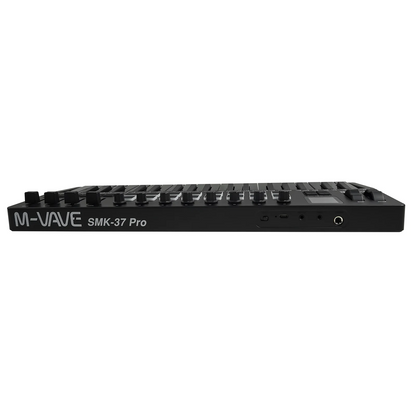 37 Key Portable MIDI Controller with Built-In Synth and RGB Pads