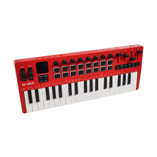 Portable 37-Key Wireless Synth Workstation with 16 Drum Pads