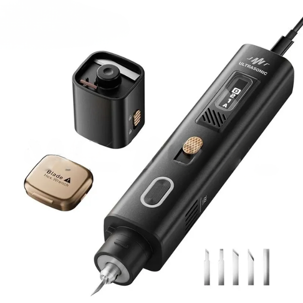 40KHz Ultrasonic Cutter Polisher Pro Kit with OLED Display