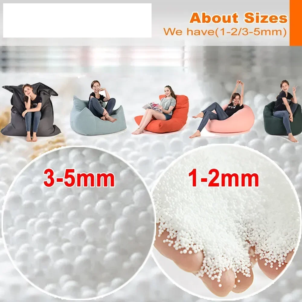 EPS Beanbag Filler 200L for 2.6ft Poufs & Pillows