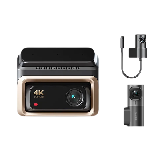 Three Channel 4K Dash Cam Front Rear Interior