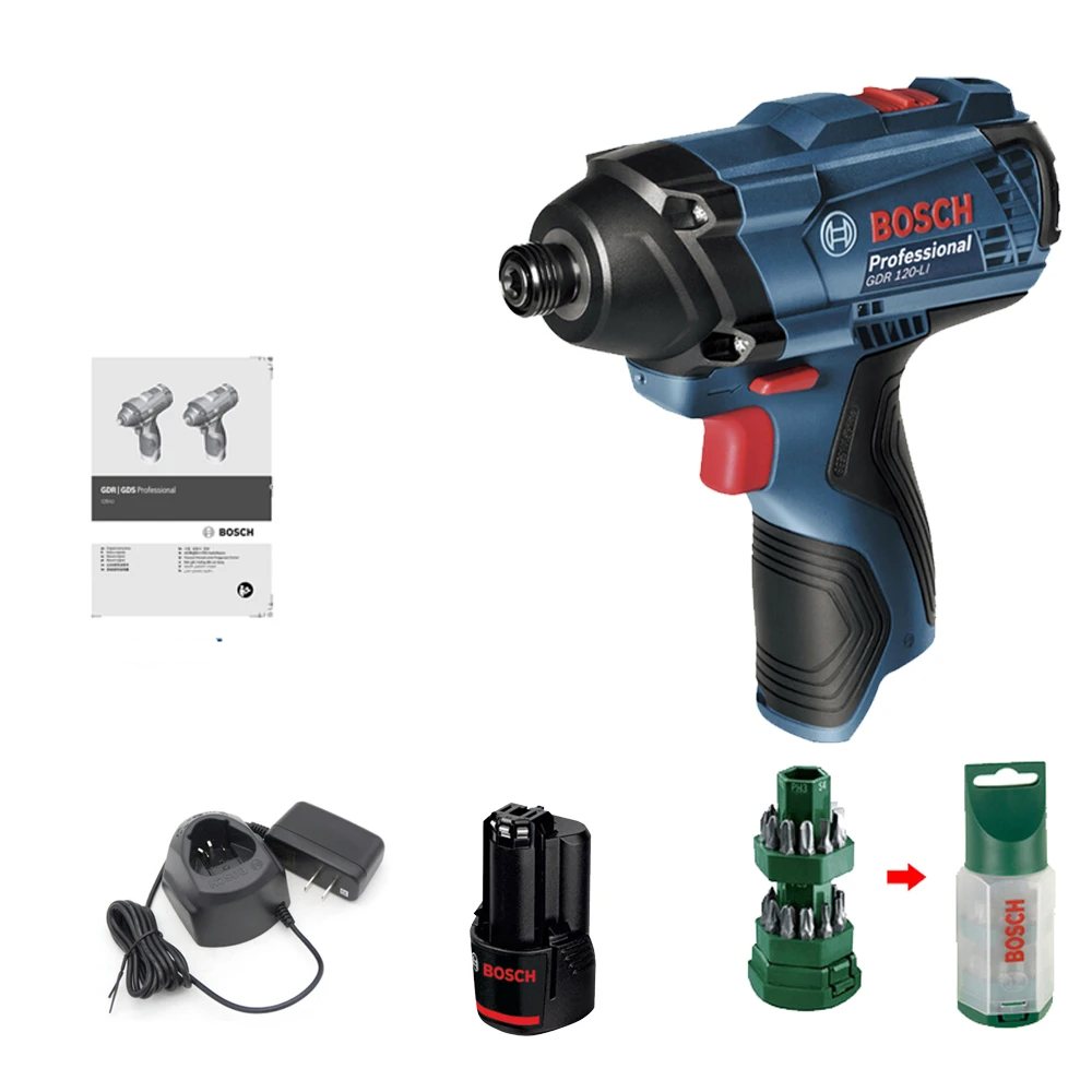 Rechargeable GDR 120-LI Compact Impact Driver 100Nm