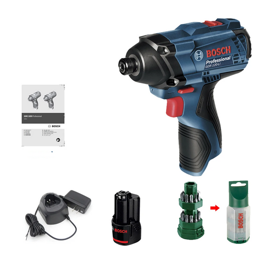 Rechargeable GDR 120-LI Compact Impact Driver 100Nm