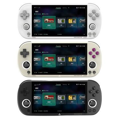 Smart Retro Gaming Console 4.96 Inch IPS Screen Linux