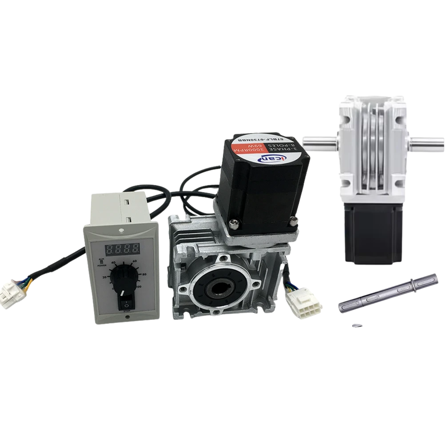 High-Speed 65W Double Shaft Motor Kit 600RPM