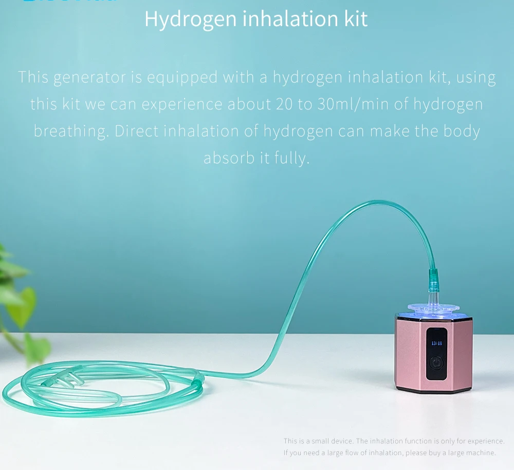 Smart SPE and PEM Hydrogen Water Maker Bottle 6000 PPB