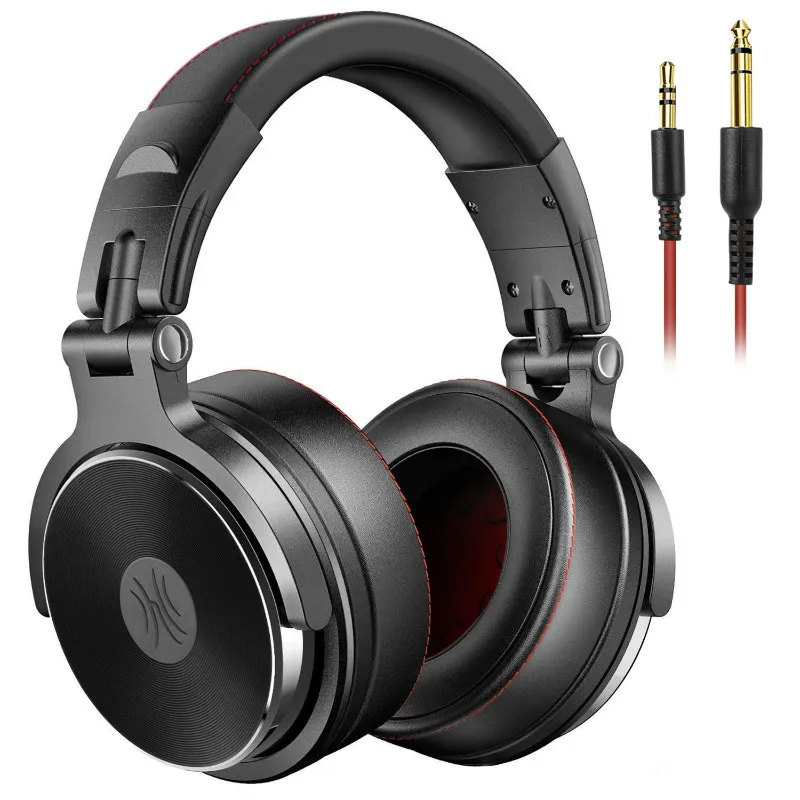 Over-Ear Studio Headphones with Microphone for PC and Phone