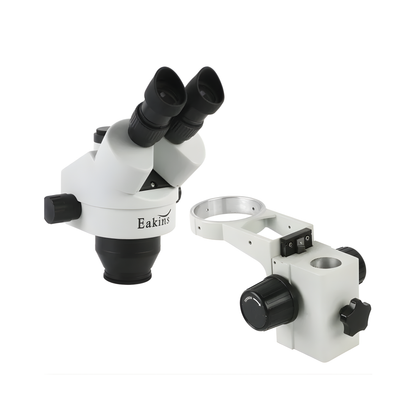7X-45X Trinocular Zoom Microscope Head with 32mm Focus Holder